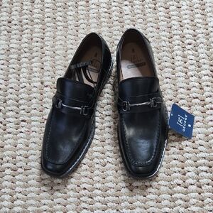 George Memory Foam Jackey Black Loafers Size 8 Shoes Slip Ons